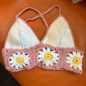 Crochet Floral Bralette